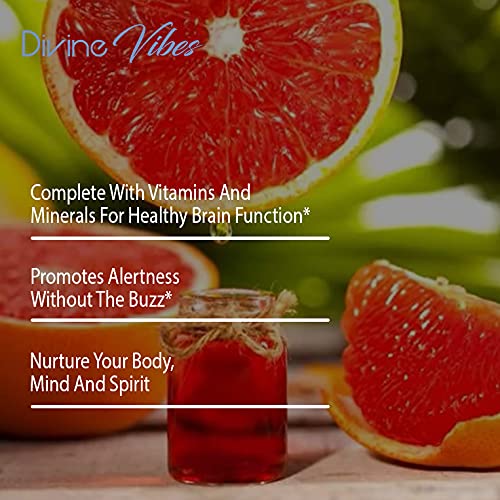 Divine Vibes Brain Support Supplement - 60 Capsules - image 4