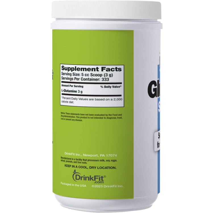 DrinkFit Smoothie Powder Mix Glutamine - 2.2 lbs - image 2