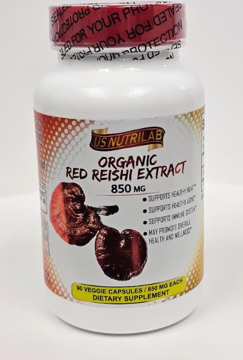 LifeWell Organic Red Reishi Extract - 90 Capsules