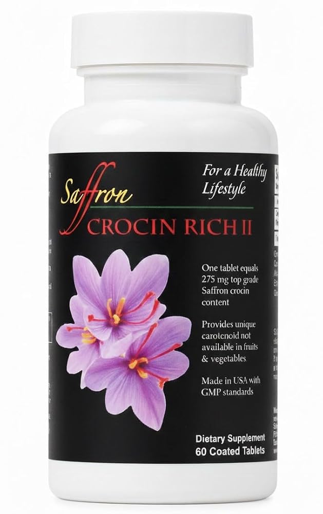 Saffron Health Sciences Crocin Rich II Mobility & Joint Support - 60 Tablets
