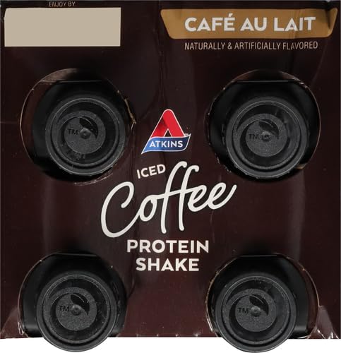 Atkins Café au Lait Iced Coffee Protein Shake - 4 Pack - image 14
