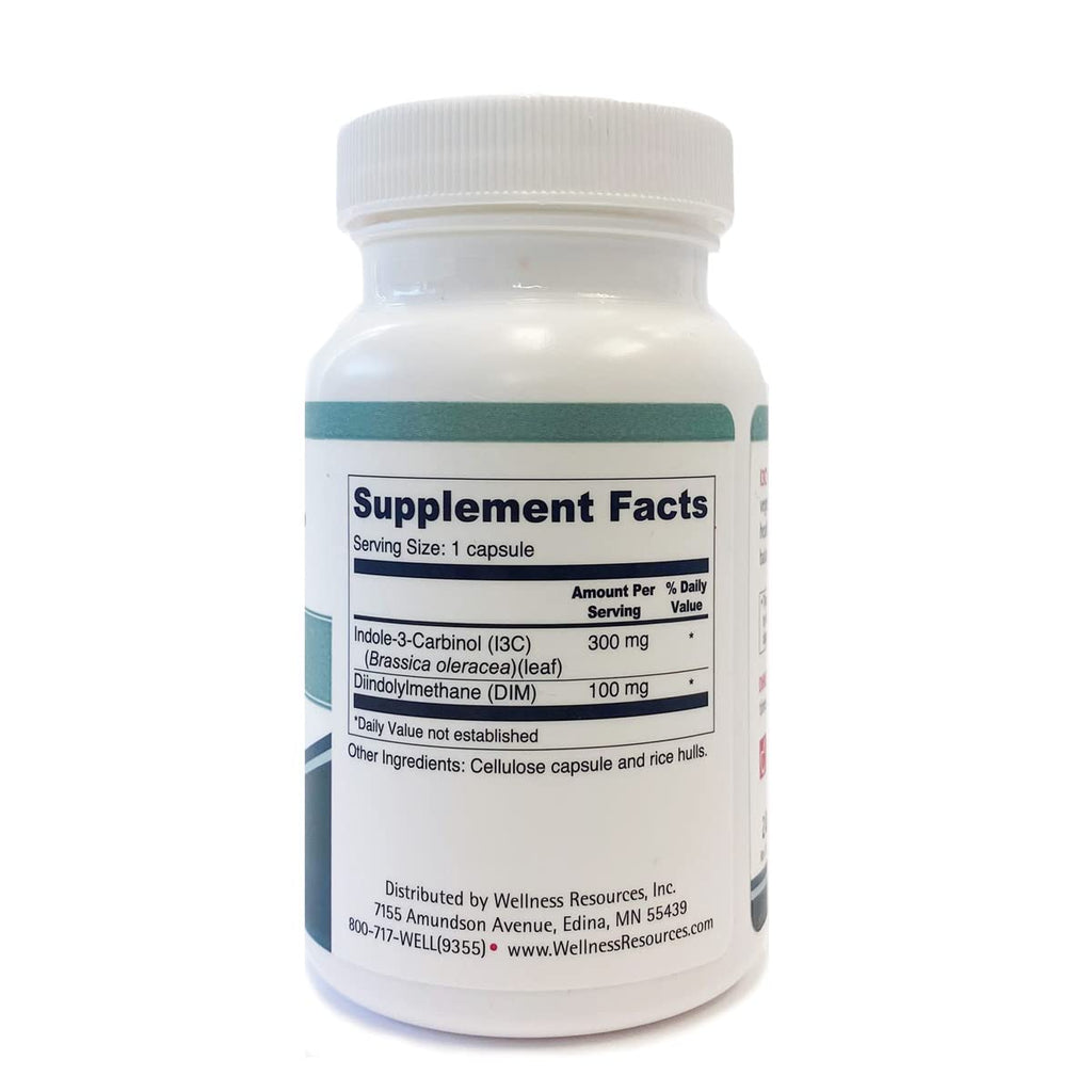 Wellness Resources I3C + DIM Capsules for Estrogen Metabolism - 60 Capsules - image 10