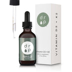 D R P Vitamin D3 + K2 Liquid Drops Bone Support - 2 fl oz