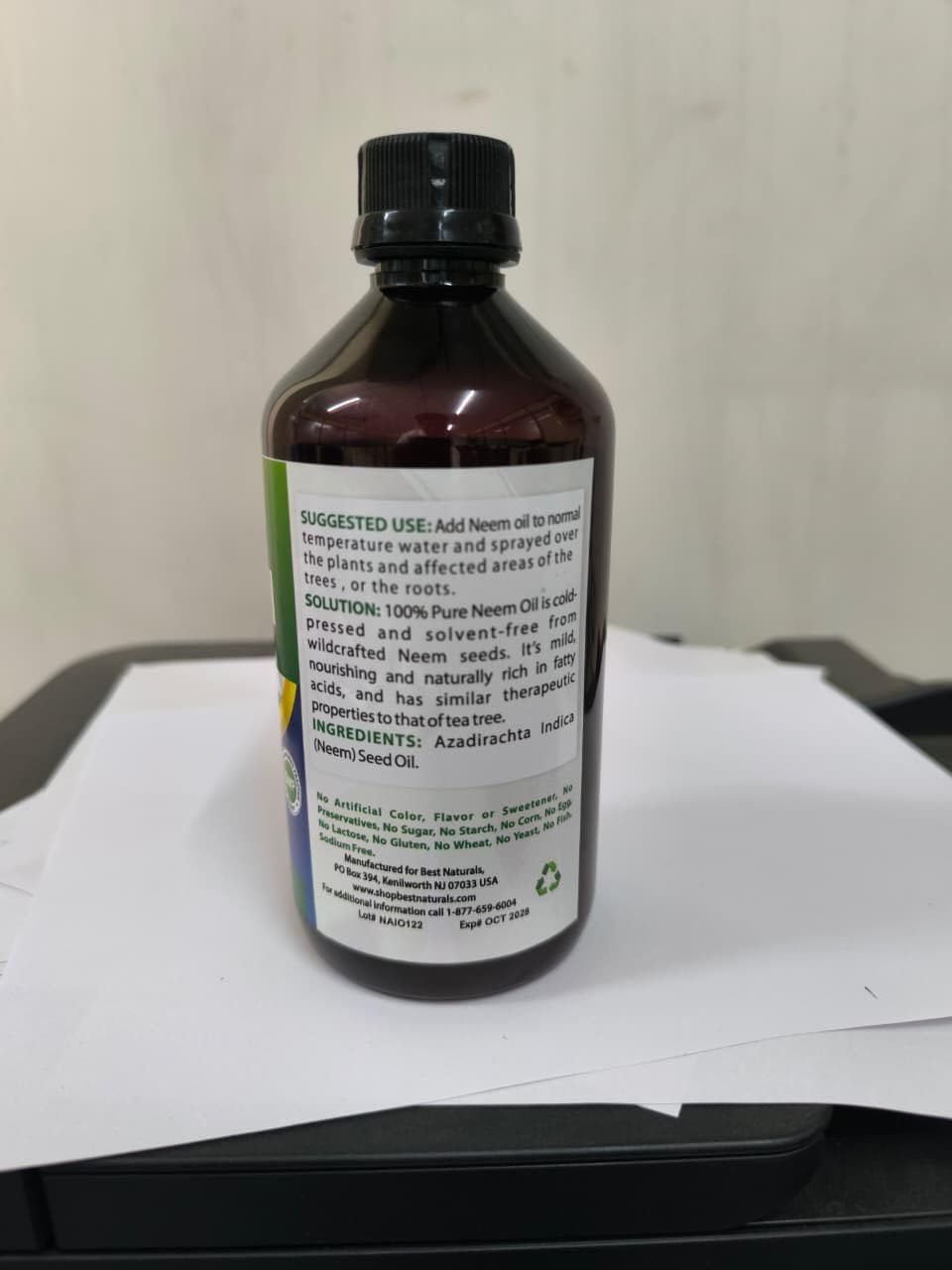 Best Naturals 100% Pure Neem Oil