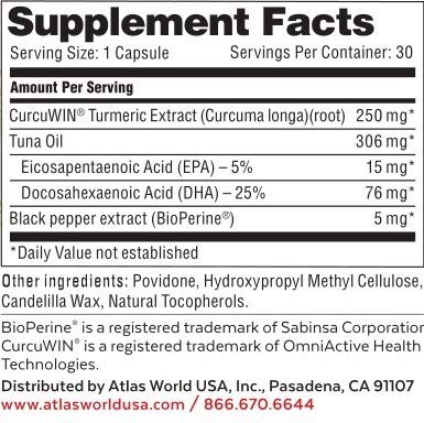 Superfood Science Vitality Rescue Omega-3 with Turmeric Curcumin - 30 Capsules - image 4