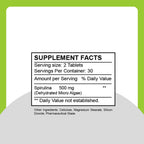 Sunshine Naturals Spirulina. 60 Tabs