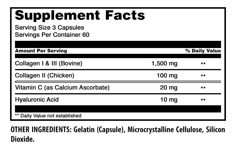 Amazing Formulas Advanced Collagen 1600mg Per Serving Supplement
