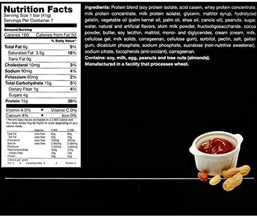 Nutmeg State Nutrition Proti Fit Caramel Nut Protein Bar - 7 Count - image 2