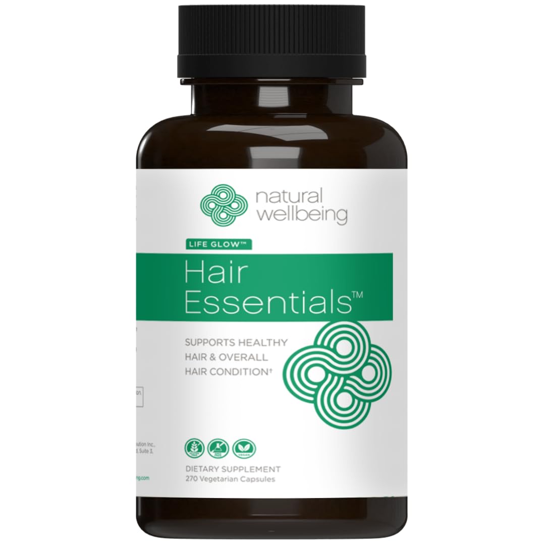 Natural Wellbeing Hair Essentials - Supports Healthy Hair with Saw