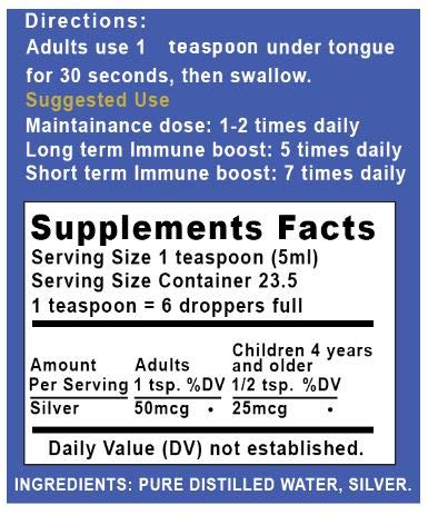 Silver Holistics Colloidal Silver Liquid Spray 10 PPM - 4 oz - image 3