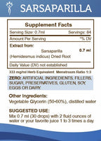 Secrets of the Tribe Sarsaparilla Tincture Alcohol-Free Extract