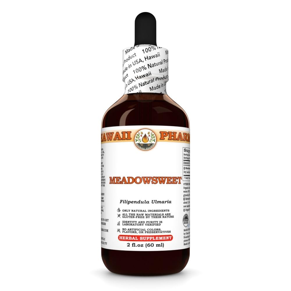 Hawaii Pharm Meadowsweet (Filipendula ulmaria) Leaf Liquid Extract