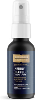 Quicksilver Scientific Immune Charge+ Zinc Throat Spray - 0.9 fl oz