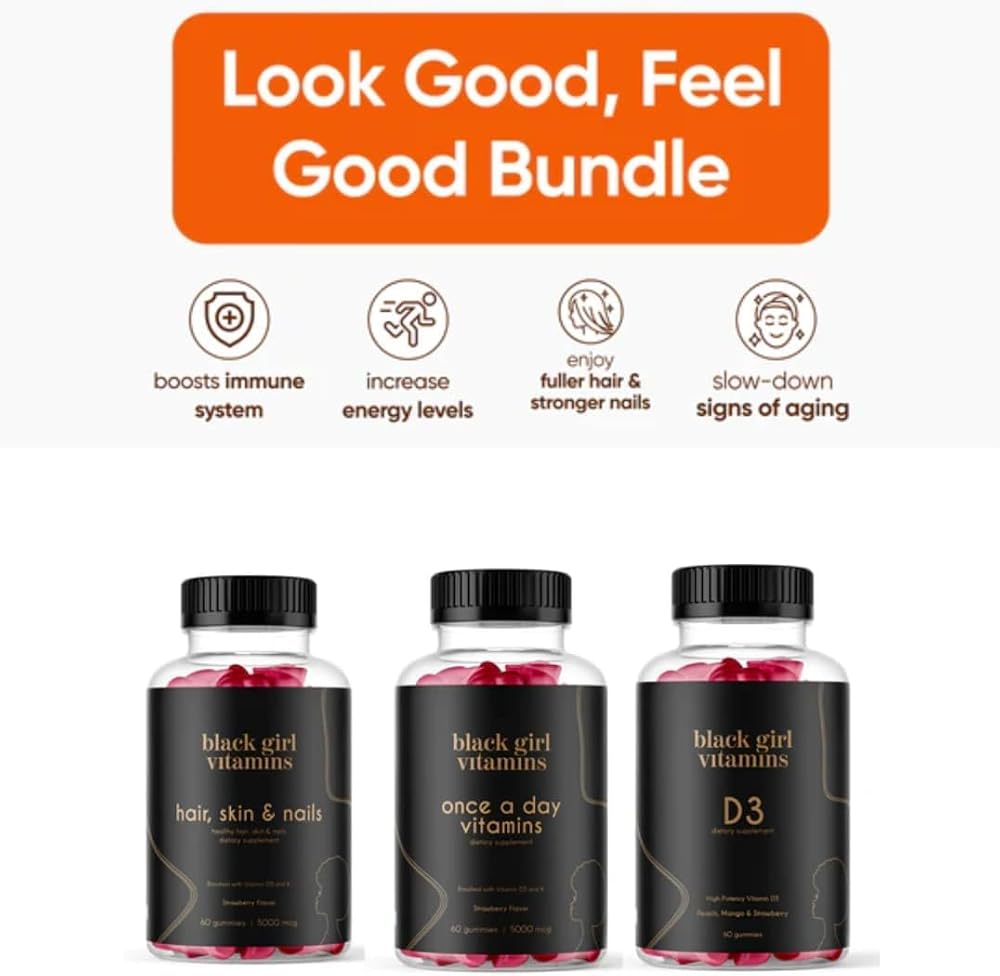 Black Girl Vitamins Look Good Feel Good Bundle - 3 Count - image 2