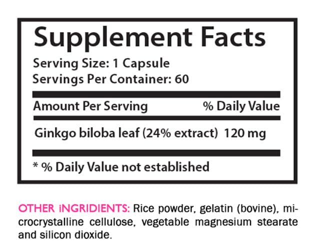 Swan Life Essentials Ginkgo Biloba Extract Capsules - 120 Capsules - image 5