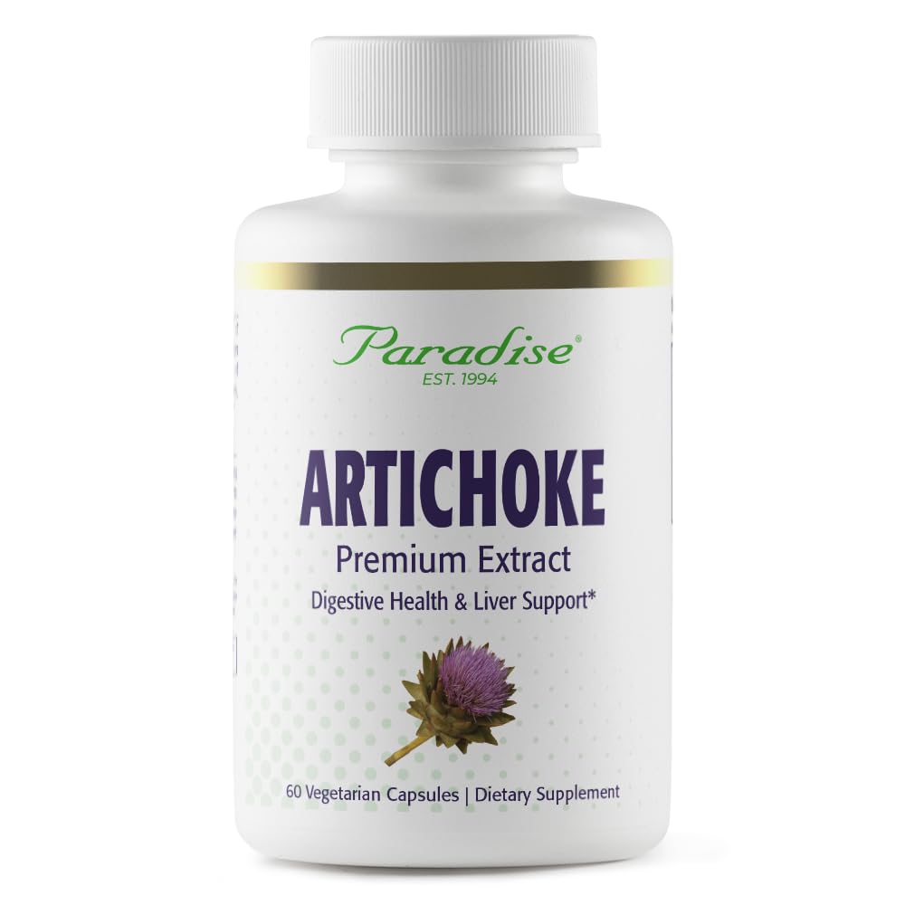 Paradise Herbs Artichoke Extract 250 mg - 60 Capsules
