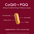 BESTVITE CoQ10 100mg with PQQ 20mg - 120 Vegetarian Capsules - image 5