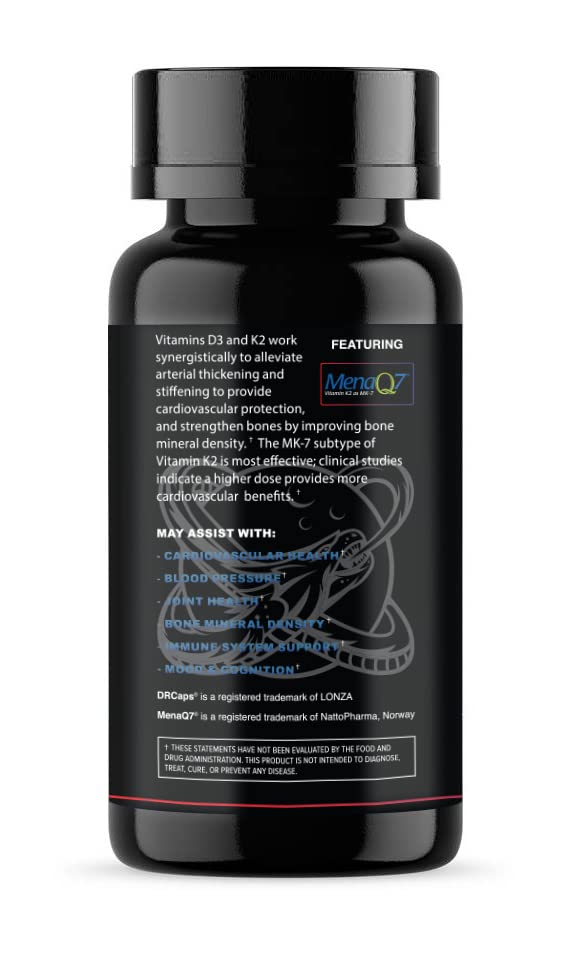 Leviathan Nutrition Vitamin D3 K2 5000 IU - 30 Capsules - image 6