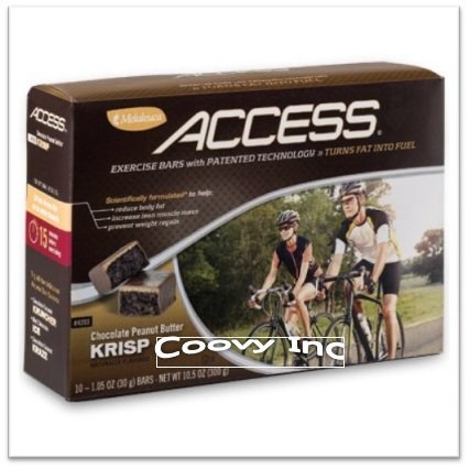 Kurniso Access Exercise Bars Chocolate Peanut Butter Krisp - 10 Count