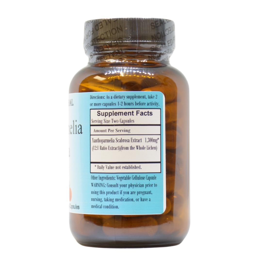 Barlowe's Herbal Elixirs Xanthoparmelia Scabrosa 12:1 Extract - 60 Capsules - image 2