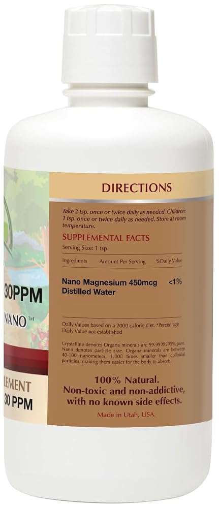 NutriNoche Organa Pure Crystalline Liquid Magnesium - 32 oz - image 6