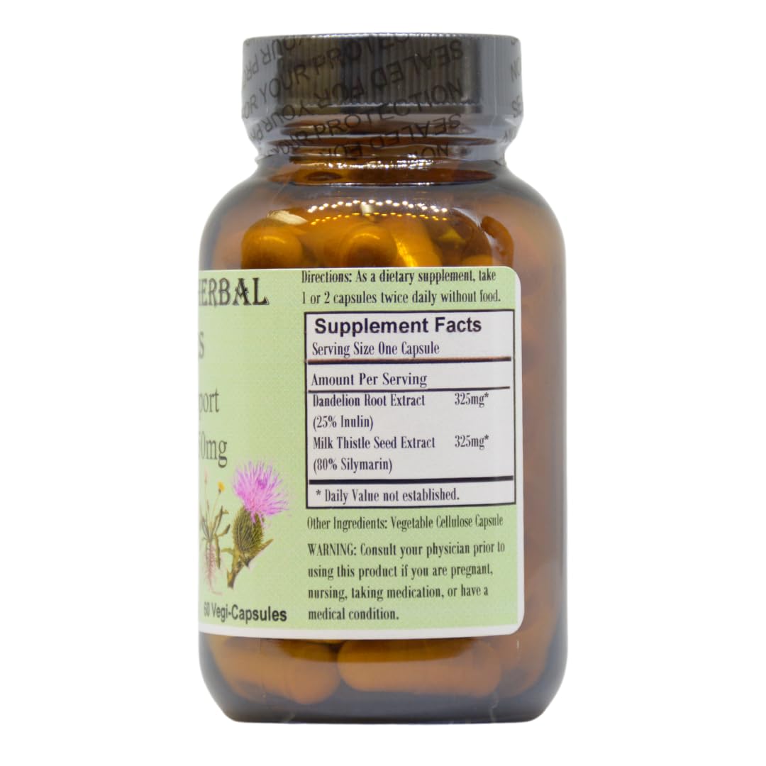 Barlowe's Herbal Elixirs Liver Support Formula - 60 Capsules - image 2