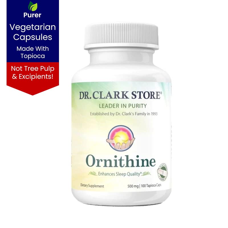 Dr Clark Ornithine 500mg Metabolic Balance Support - 100 Capsules - image 4