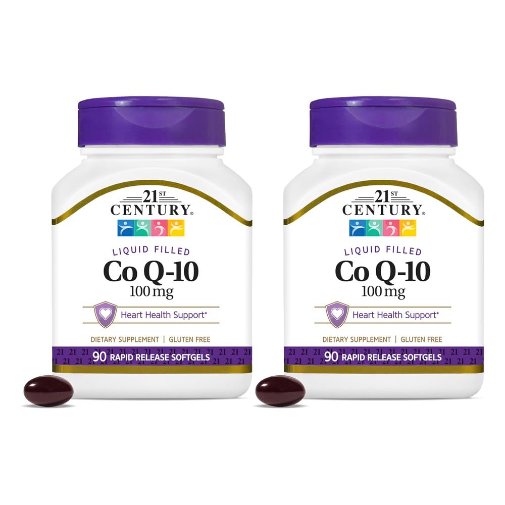 21st Century Co Q-10 100 mg Softgels - 180 Softgels