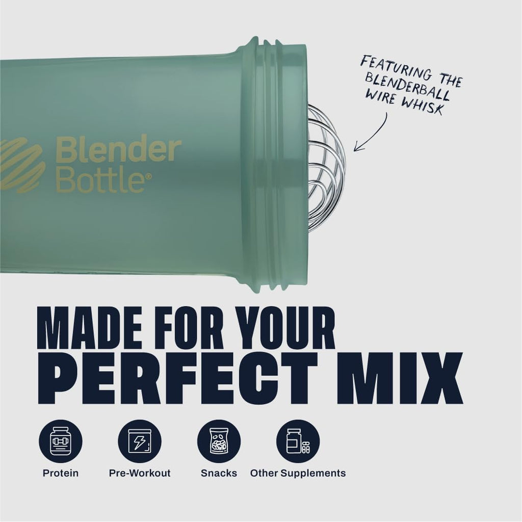 BlenderBottle Shaker Bottle with Pill Organizer and Storage