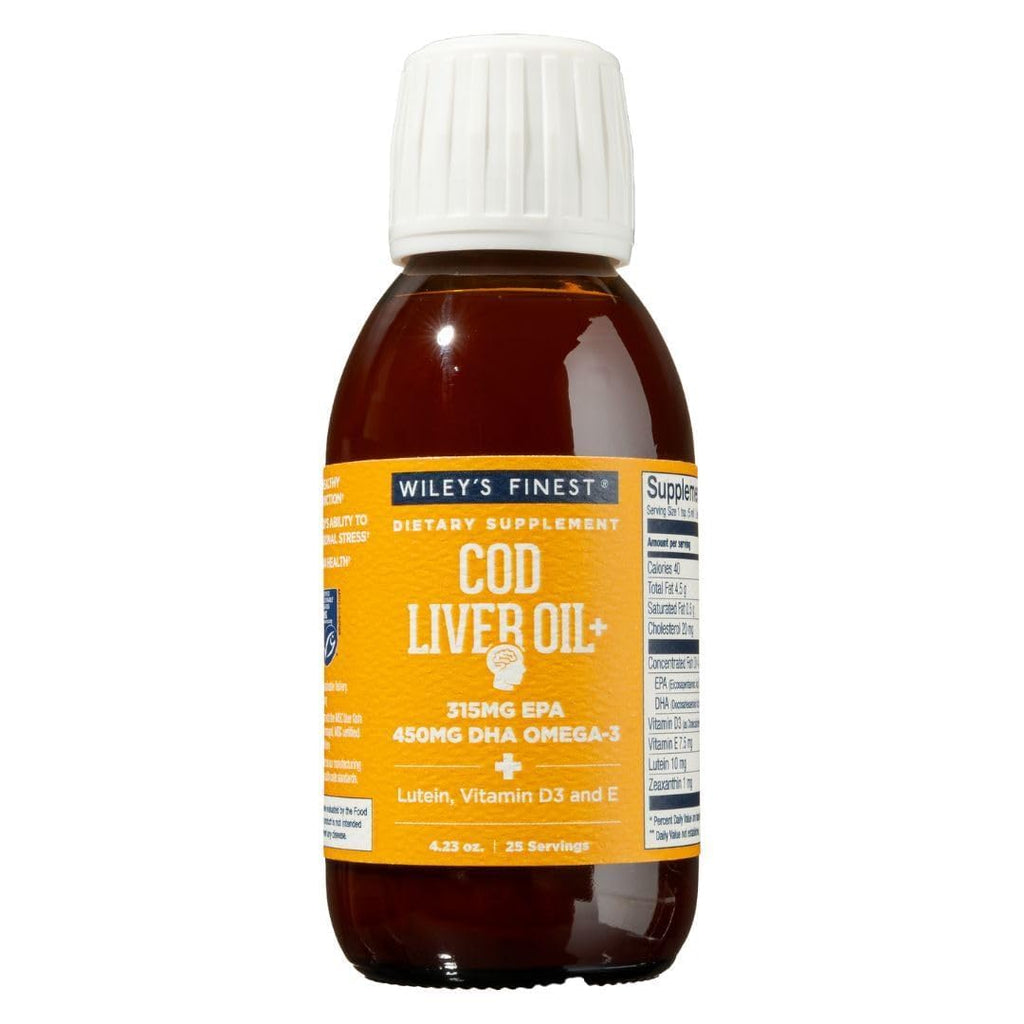 Wiley's Finest Cod Liver Oil, Orange, EPA & DHA
