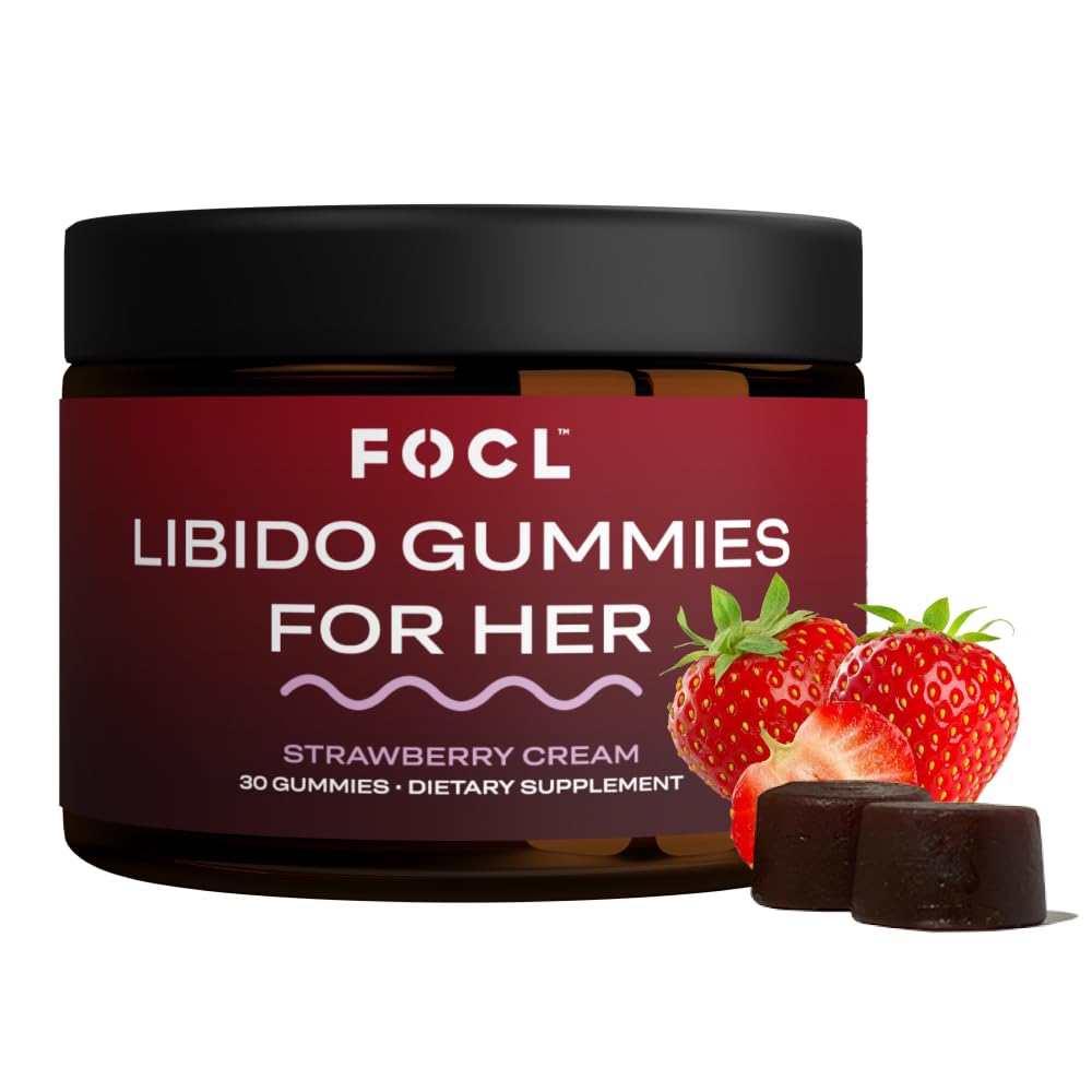 FOCL Libido Gummies for Women Strawberry Cream - 30 Gummies