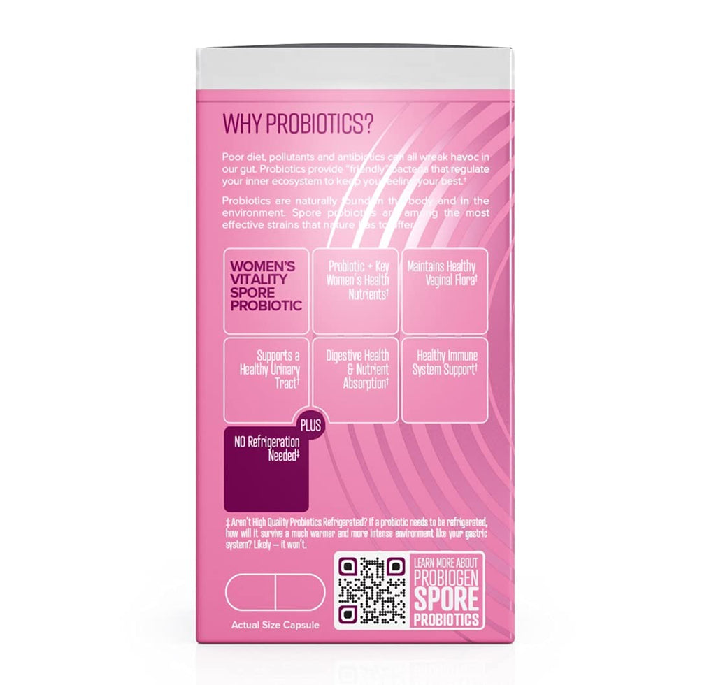 Probiogen Women's Daily Probiotic with Smart Spore Technology - 60 Capsules - image 4