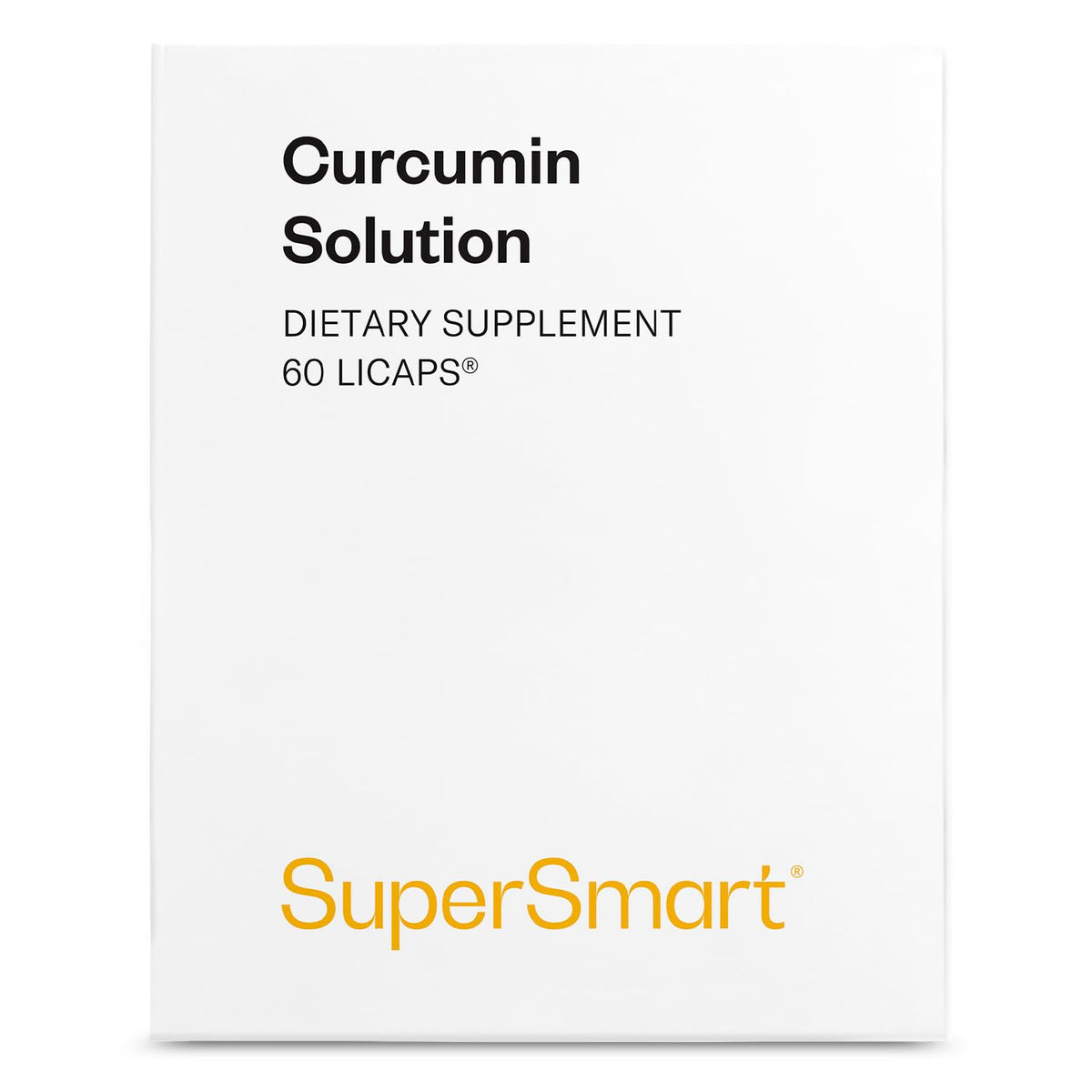 Supersmart Curcumin Solution 1000mg per Day NovaSOL - 60 Capsules