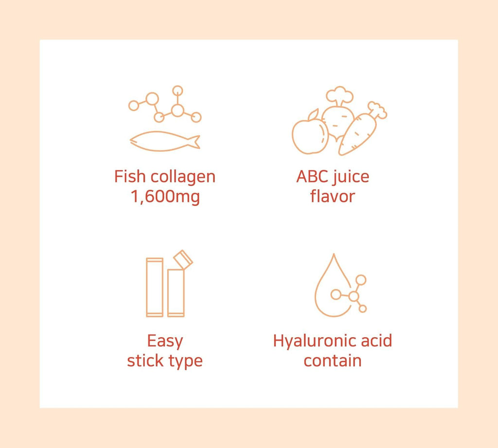 Mippeum ABC Juice Collagen Jelly Stick with Fish Collagen - 15 Sticks - image 7
