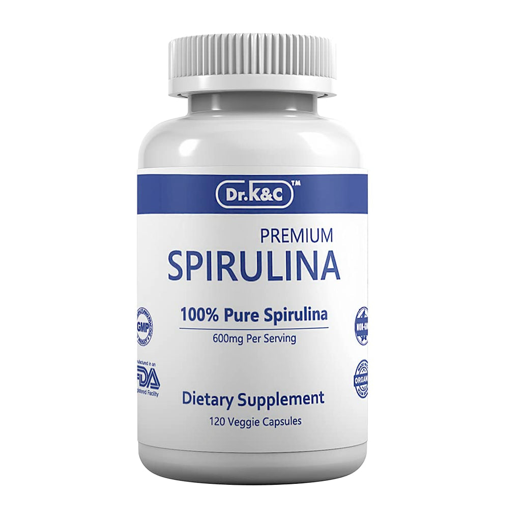 Dr.K&C Organic Spirulina Superfood Supplement 600mg