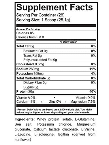 Infinit Nutrition RAW Whey Protein Isolate Unflavored - 24 oz - image 2