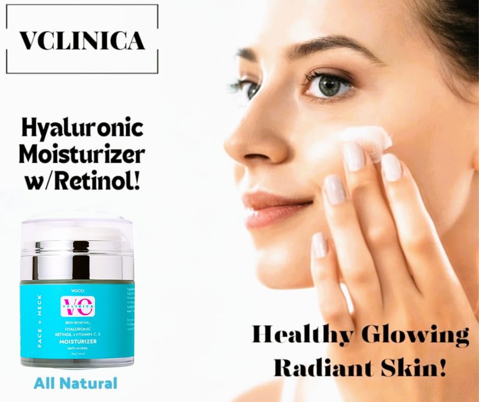 VCLINICA Hyaluronic Acid Moisturizer with Retinol & Vitamins - 4 Fl Oz - image 5