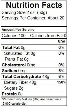 Know-How Foods Prebiotic Dietary Fiber (Non-GMO) - Made with 100%