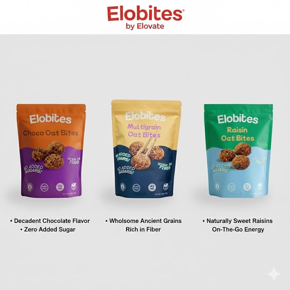 Elobites Raisins Oat Bites High Fiber - 6 oz Bag - image 8