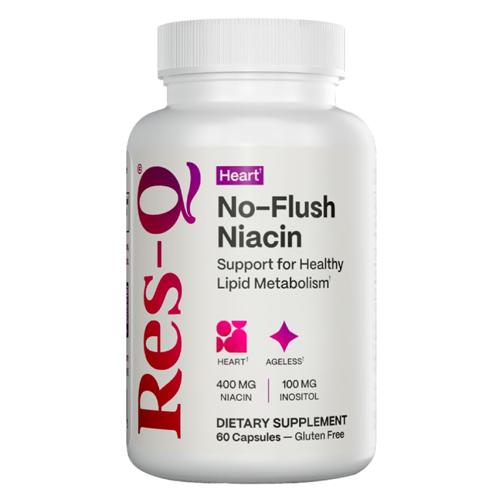 Res-Q No-Flush Niacin Softgels - 60 Count