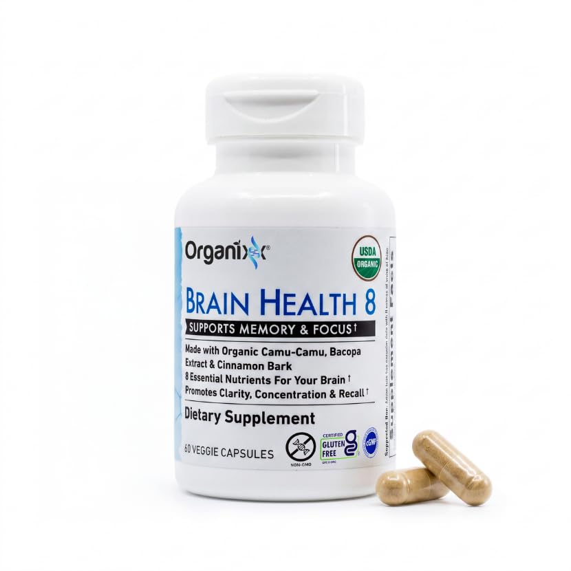 Organixx Ageless Brain Focus & Clarity Supplement - 60 Capsules - image 4