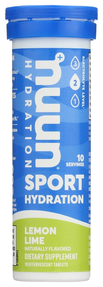 Nuun Active Lemon+Lime Electrolyte Drink Tablets - 20 Count