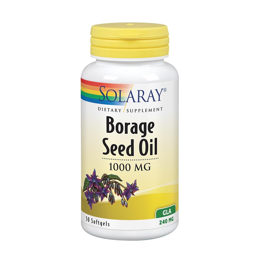 SOLARAY Borage Oil Seed 240mg - 50 Softgels