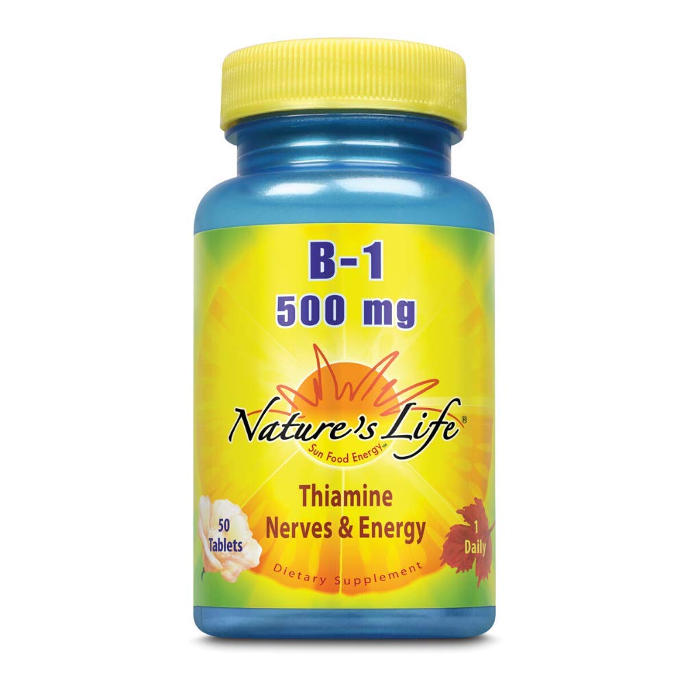 Nature's Life Vitamin B-1 500 mg - 50 Tablets