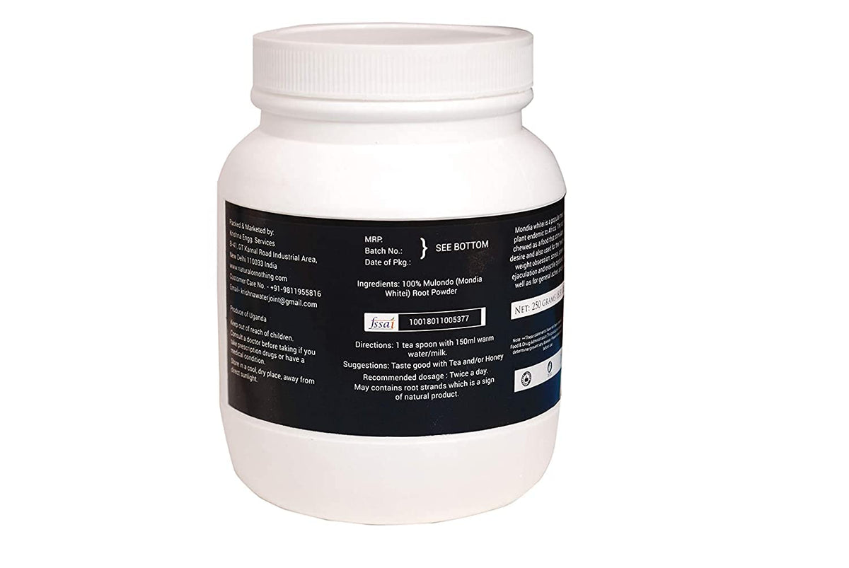 Big Man Metrol Mulondo Mondia Whitei Root Powder - 250g - image 2