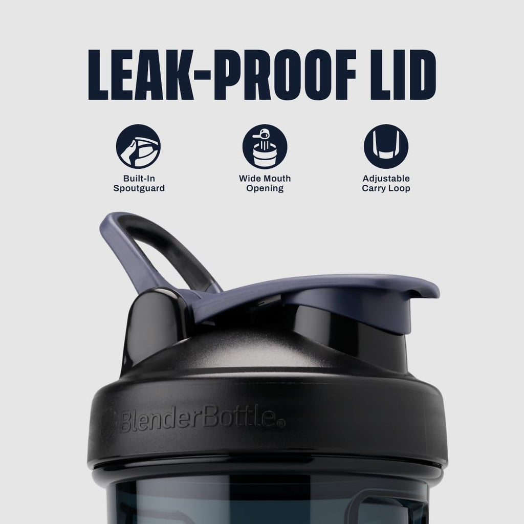 BlenderBottle Shaker Bottle Pro Series Perfect for Protein Shakes