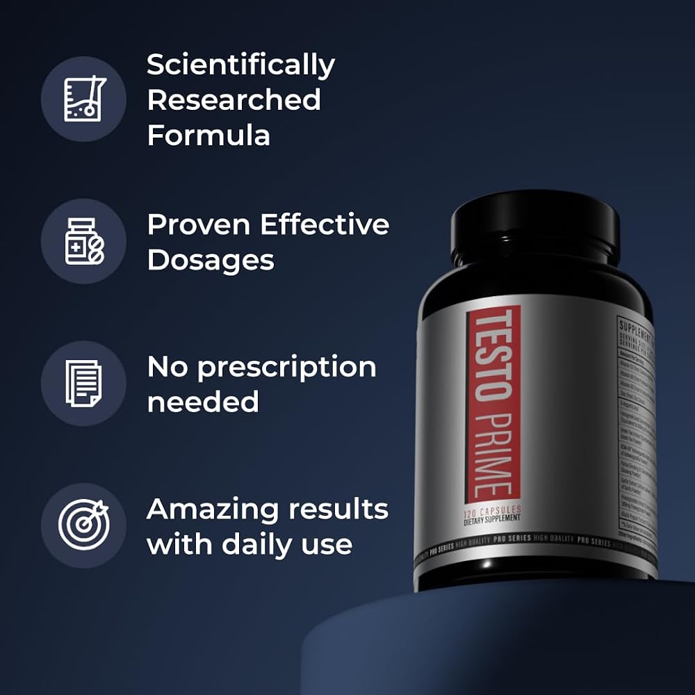 TestoPrime Testosterone Booster for Men - 120 Tablets - image 7