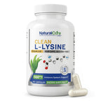 Natural Cure Labs Clean L-Lysine 600mg - 120 Capsules