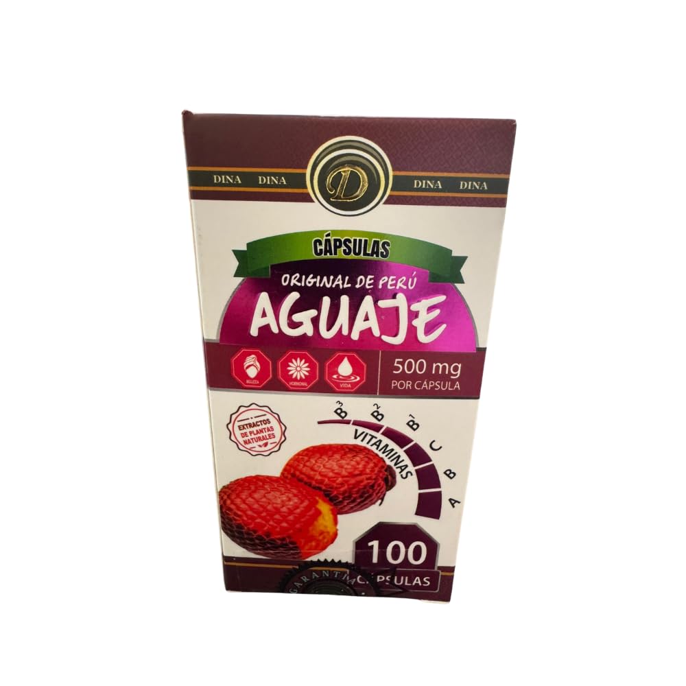 Lenico Aguaje del Peru with Vitamins - 100 Capsules - image 2