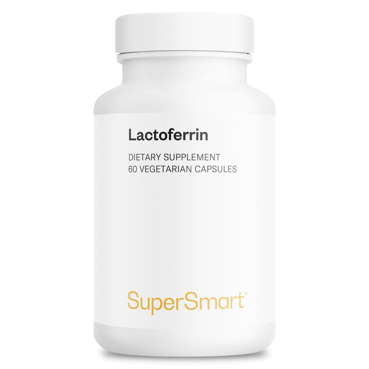 Supersmart Lactoferrin 500 mg Immune Support - 60 Vegetarian Capsules